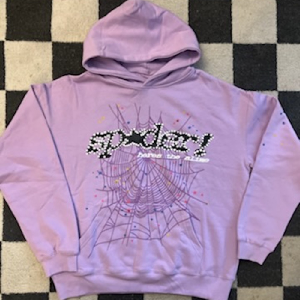 Sp5der Hoodie – Acai Purple Colorway